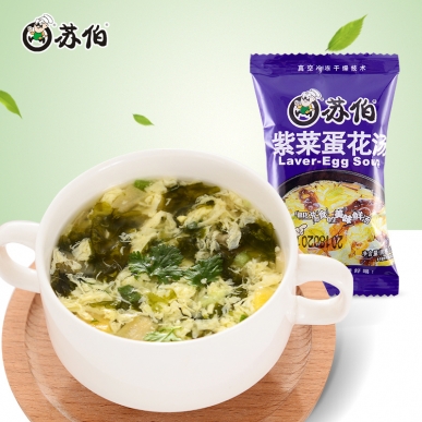 蘇伯12g裝紫菜蛋花速食湯